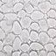 Tapis antidérapant rectangulaire baignoire et douche GoodHome Koros coloris transparent en PVC L.70 x l.33 cm