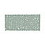 Tapis antidérapant rectangulaire baignoire et douche GoodHome Koros coloris vert de gris en PVC L.70 x l.33 cm