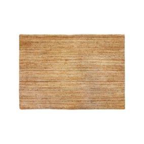 Tapis artisanal rectangulaire en jute tressé 200x290 - GARDON