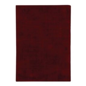 Tapis aspect velours burgundy 120x170