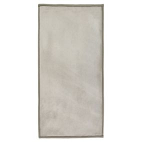 Tapis aspect velours extra-doux écru 60x120