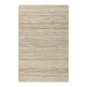 Tapis Bambou antidérapant naturel tapis de decoration Beige  50 x 140 cm