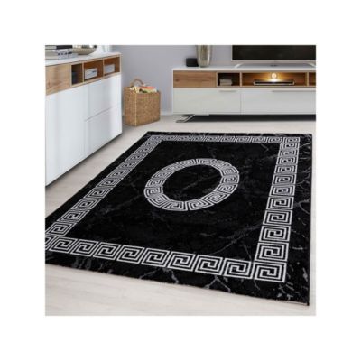 Tapis baroque rectangle intérieur Kelly 150x80 CM - Noir