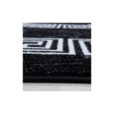 Tapis baroque rectangle intérieur Kelly 150x80 CM - Noir