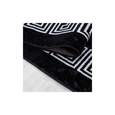 Tapis baroque rectangle intérieur Kelly 150x80 CM - Noir