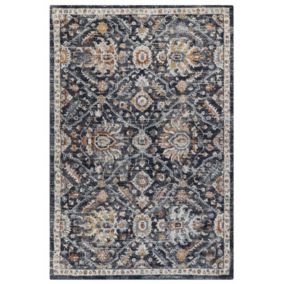 Tapis beige et bleu 160 x 230 cm MALISHKA