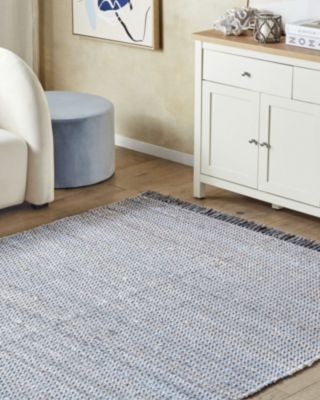 Tapis BESNI Gris 160 x 230 cm Coton