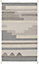 Tapis bi-fabric gris GoodHome L.230 x l.160 cm