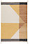 Tapis bi-fabric jaune GoodHome L.230 x l.160 cm