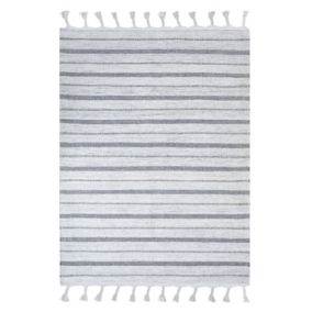 Tapis blanc cassé 140 x 200 cm BADEMLI