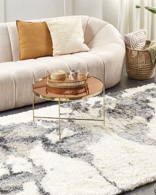 Tapis blanc et gris 160 x 230 cm SEVAN