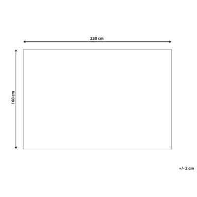 Tapis blanc et gris 160 x 230 cm SEVAN