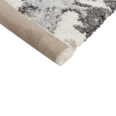Tapis blanc et gris 160 x 230 cm SEVAN