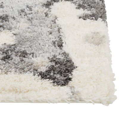Tapis blanc et gris 160 x 230 cm SEVAN