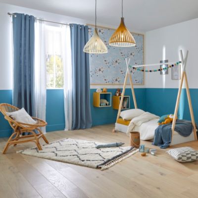 Tapis blanc imitation peau de mouton 60 x 90 cm