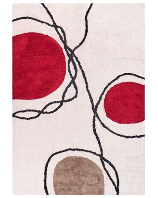 Tapis BOLAT Beige 160 x 230 cm Coton