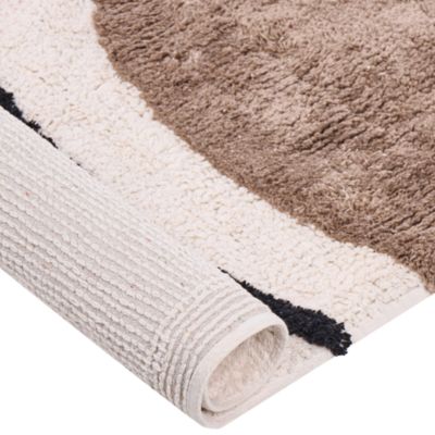 Tapis BOLAT Beige 160 x 230 cm Coton