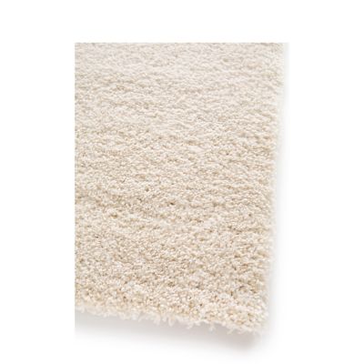 Tapis broussailleux Manzo GoodHome blanc cassé L.170 x L.120 cm