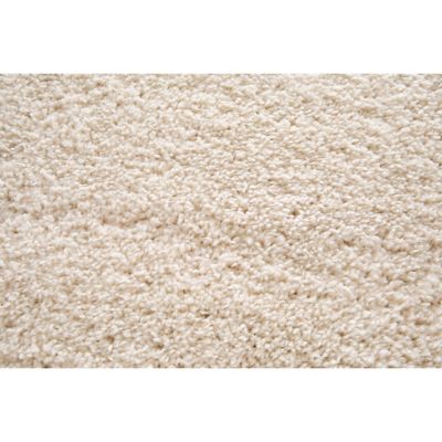 Tapis broussailleux Manzo GoodHome blanc cassé L.170 x L.120 cm