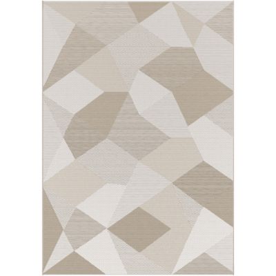 Tapis Burbridge GoodHome beige L.170 x L.120 cm