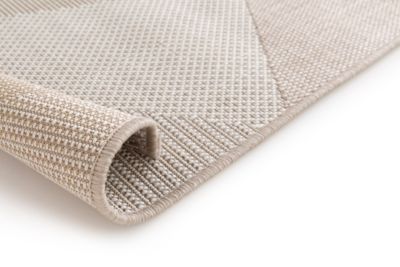 Tapis Burbridge GoodHome beige L.170 x L.120 cm