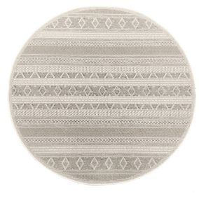 Tapis Calgary intérieur extérieur, Beige, 120 x 120 cm