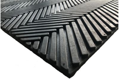 Tapis caoutchouc chevron L.75 x l.45cm Sweet Sol