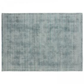 Tapis chenille rectangulaire imprimé nuancé bleu clair 120 x 170 cm  Oviala