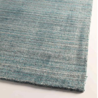 Tapis chenille rectangulaire imprimé nuancé bleu clair 120 x 170 cm  Oviala