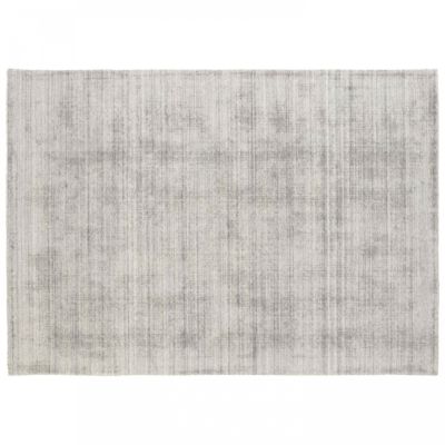 Tapis chenille rectangulaire imprimé nuancé gris clair 120 x 170 cm  Oviala