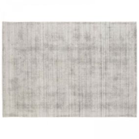 Tapis chenille rectangulaire imprimé nuancé gris clair 120 x 170 cm  Oviala