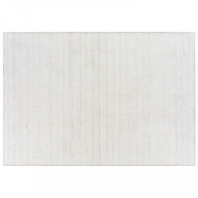 Tapis chenille rectangulaire imprimé nuancé ivoire 120 x 170 cm  Oviala