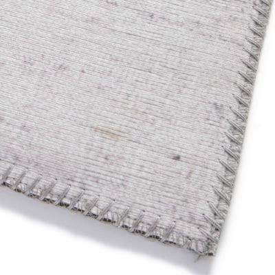 Tapis chenille rectangulaire imprimé nuancé ivoire 120 x 170 cm  Oviala