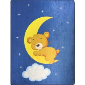 Tapis CLAIR DE LUNE Bleu, Dimension: 120x160