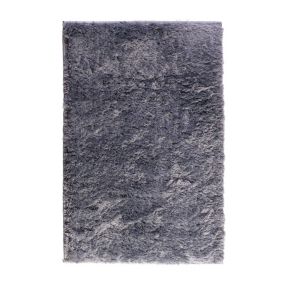 Tapis Cocoon bleu gris 100 x 150 cm