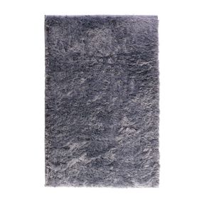 Tapis Cocoon bleu gris 60 x 90 cm