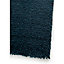 Tapis Coltrane bleu GoodHome L.90 x l.60 cm