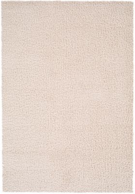 Tapis Coltrane GoodHome blanc cassé L.170 x l.120 x ep.3 cm