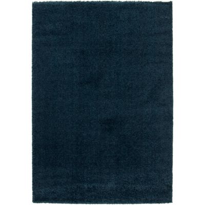 Tapis Coltrane GoodHome bleu foncé L.170 x L.120 cm