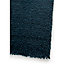 Tapis Coltrane GoodHome bleu foncé L.230 x L.160 cm