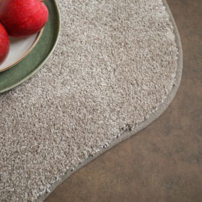 Tapis contemporain de forme organique - Influence - Grège clair - 120 x 180 cm