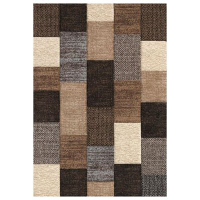 Tapis contemporain marron Mona 150x80 CM - Marron