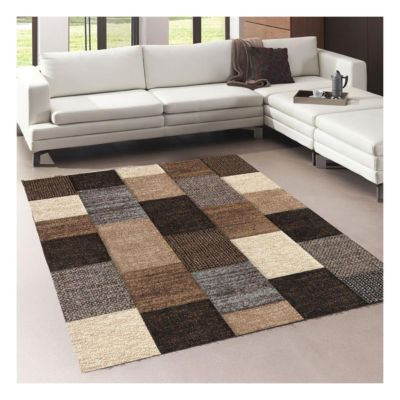 Tapis contemporain marron Mona 150x80 CM - Marron