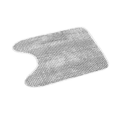 Tapis Contour WC "Sweety" 45x45cm Blanc