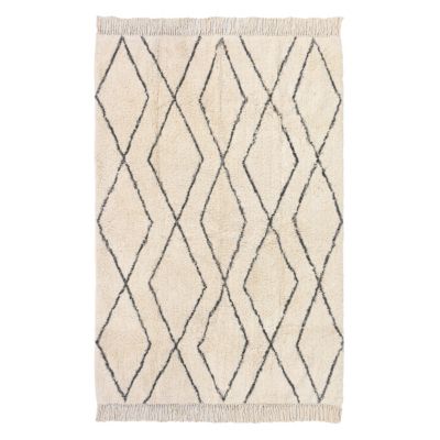 Tapis coton berbère Deko & co 120 X 170 cm gris
