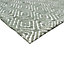Tapis coton Diamond GoodHome 80 x 150 cm taupe