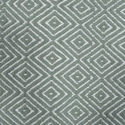 Tapis coton Diamond GoodHome 80 x 150 cm taupe