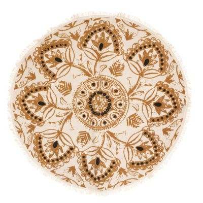 Tapis coton imprimé D90 - Multicolore- Atmosphera