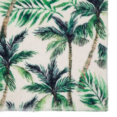 Tapis "Couka" en fausse fourrure 60x90cm- Blanc- Atmosphera