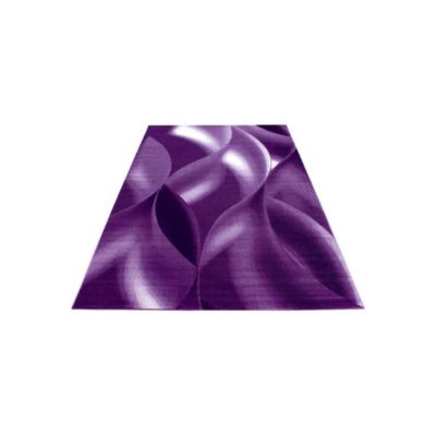 Tapis courbe moderne à courtes mèches Zilfa 150x80 CM - Lilas